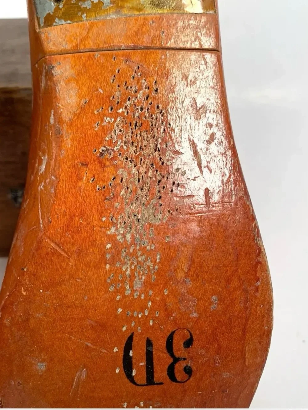 Vintage Wooden Shoe Form Pair Factory Reclaimed Industrial Eclectic Home Decor